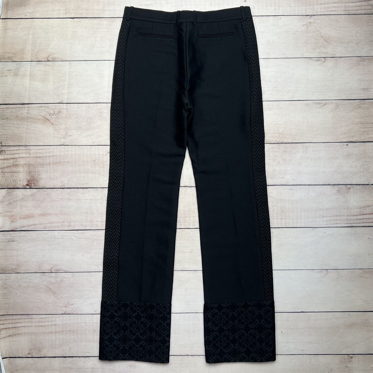 Celine Celine Formal Mens Trousers Pants Black Print Size 44R - 9 Thumbnail