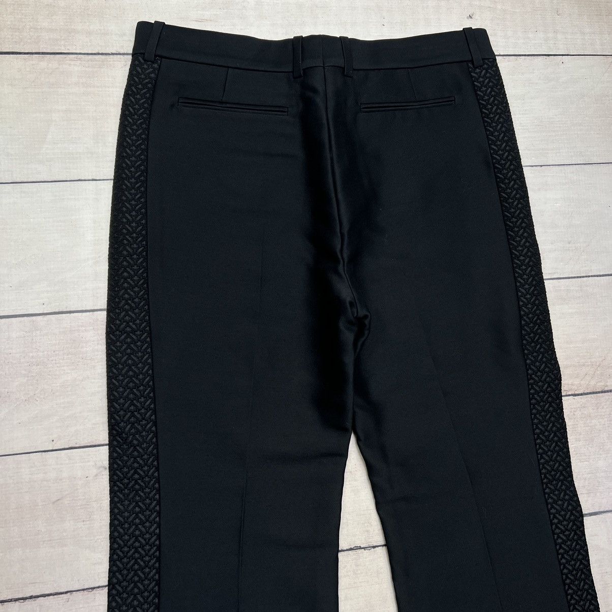 Celine Celine Formal Mens Trousers Pants Black Print Size 44R - 11 Thumbnail