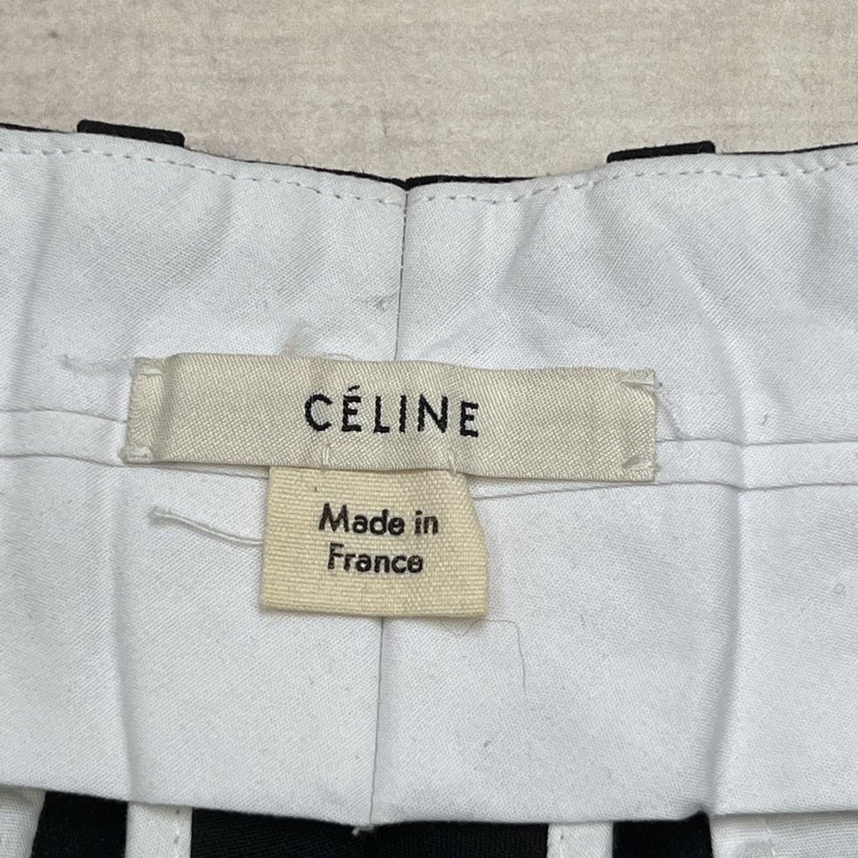 Celine Celine Formal Mens Trousers Pants Black Print Size 44R - 7 Thumbnail