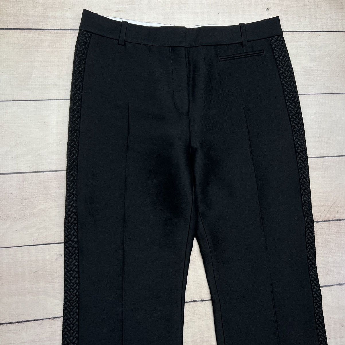 Celine Celine Formal Mens Trousers Pants Black Print Size 44R - 3 Thumbnail