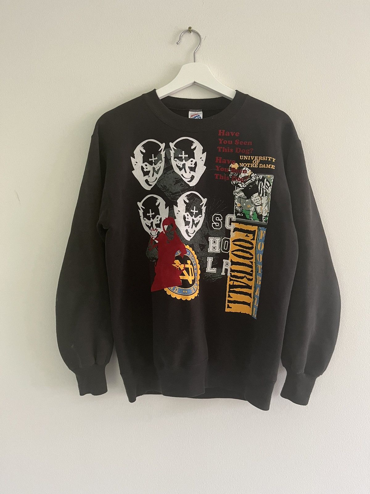 image of Elykong Reckless x Vintage Reckless Scholars - Lost And Found Sweatshirt in Green (Size Medium)