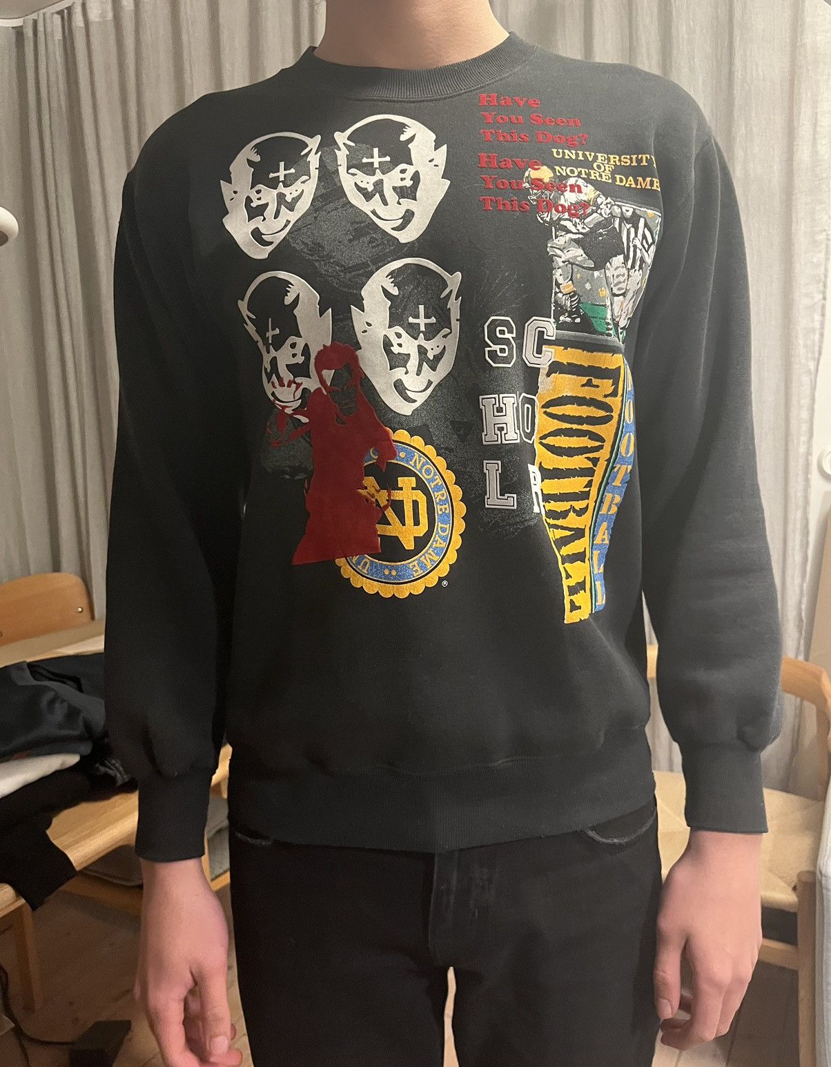 Reckless Scholars × Vintage Reckless scholars - Lost and found sweatshirt Size US M / EU 48-50 / 2 - 6 Thumbnail