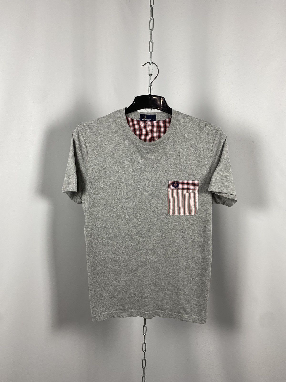 Fred Perry Fred Perry gray T-shirts streetwear size M Size US S / EU 44-46 / 1 - 1 Thumbnail