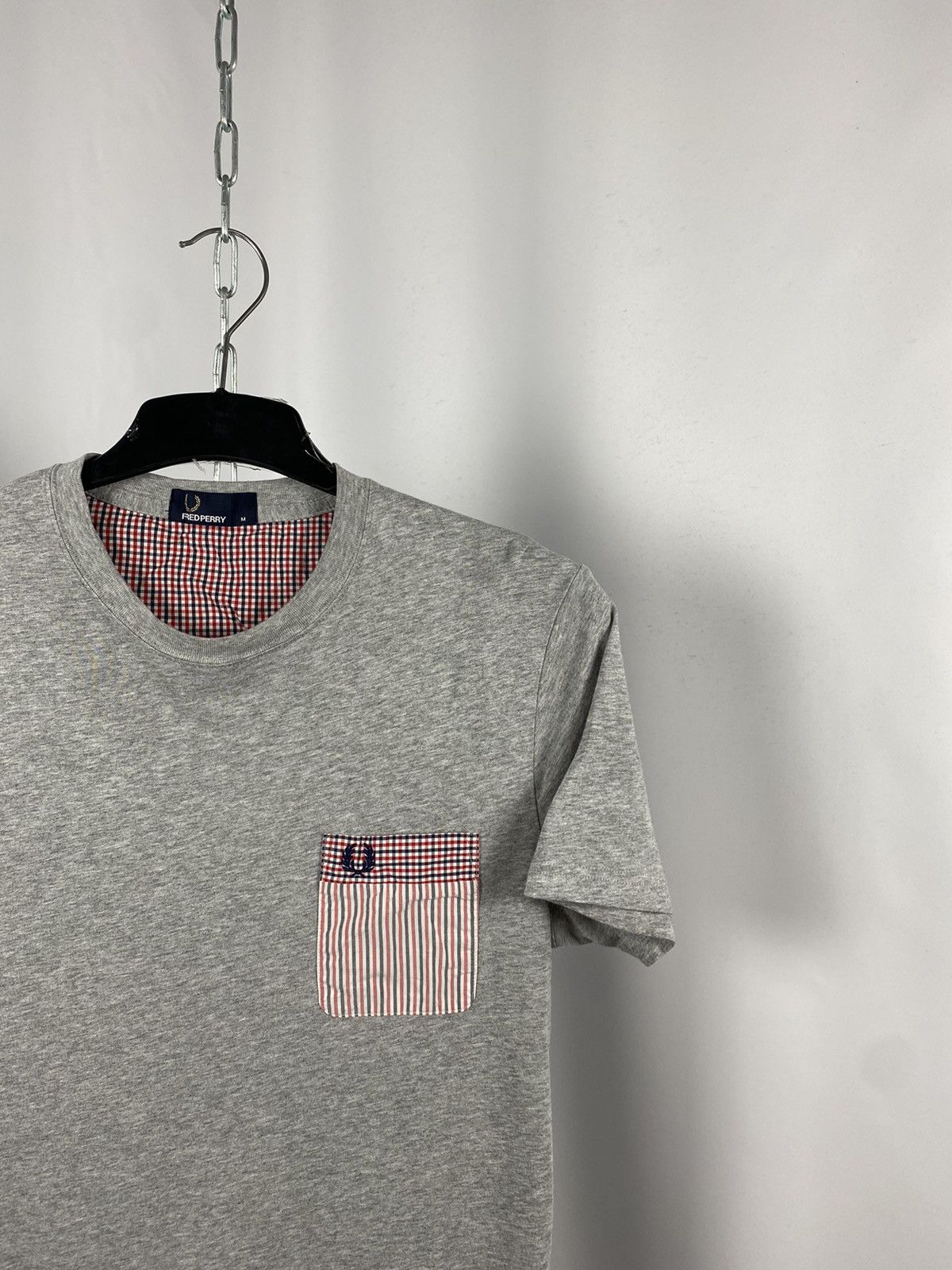 Fred Perry Fred Perry gray T-shirts streetwear size M Size US S / EU 44-46 / 1 - 2 Thumbnail