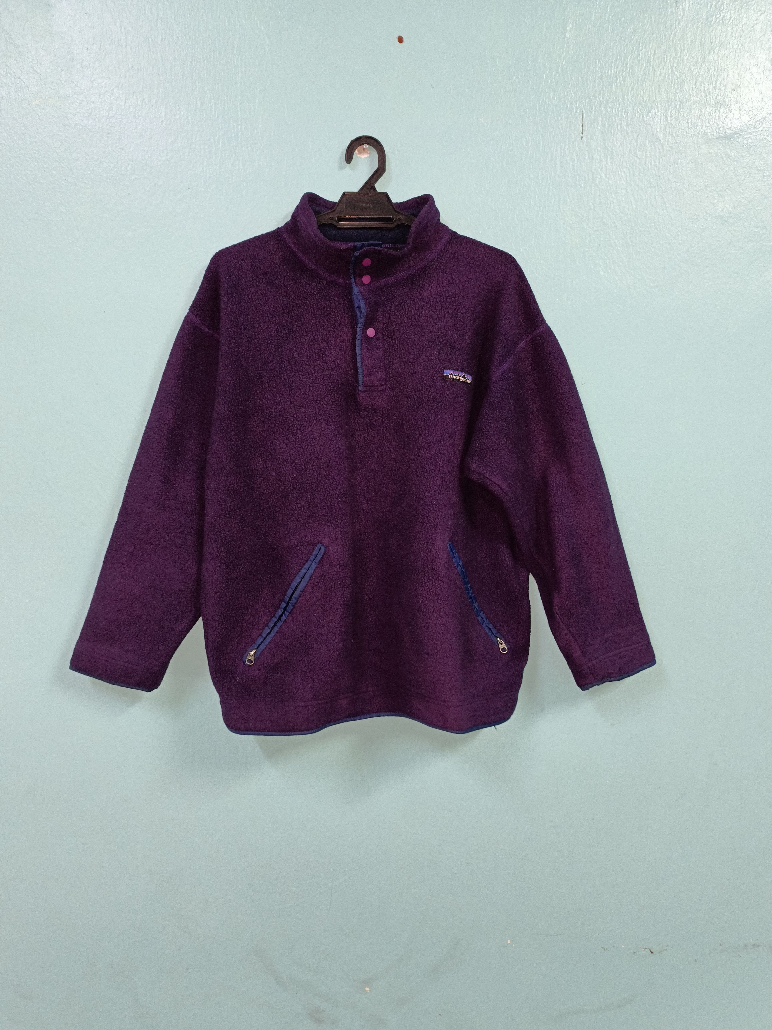 Vintage Patagonia fleece jacket button up