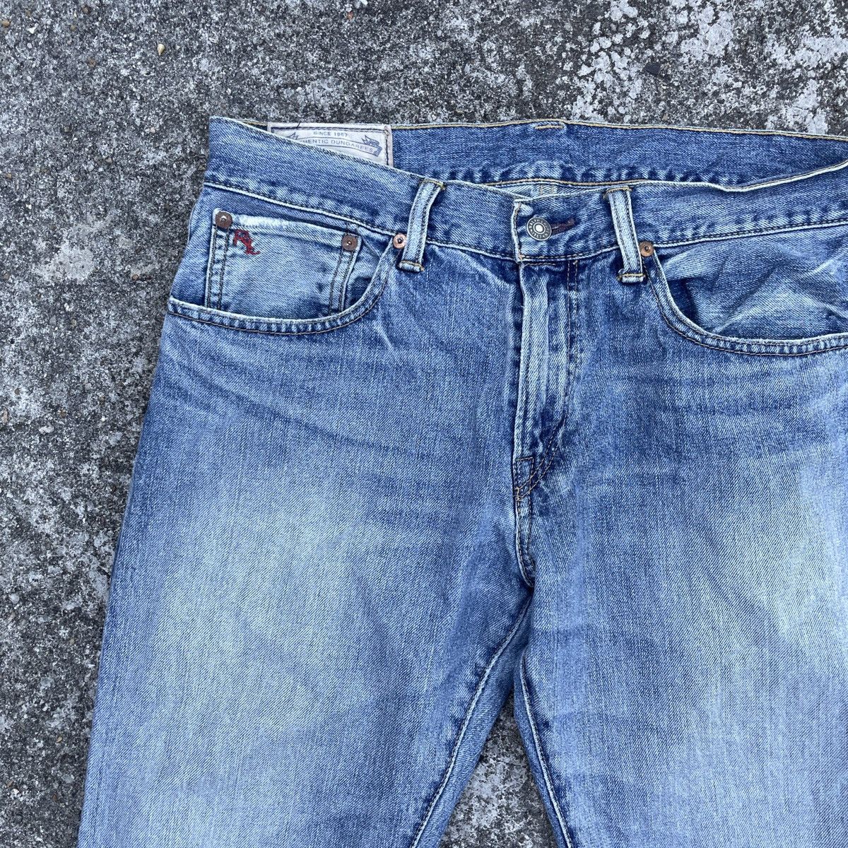 Polo Ralph Lauren Vintage Polo Ralph Lauren Distressed Denim Jeans Size US 32 / EU 48 - 3 Thumbnail