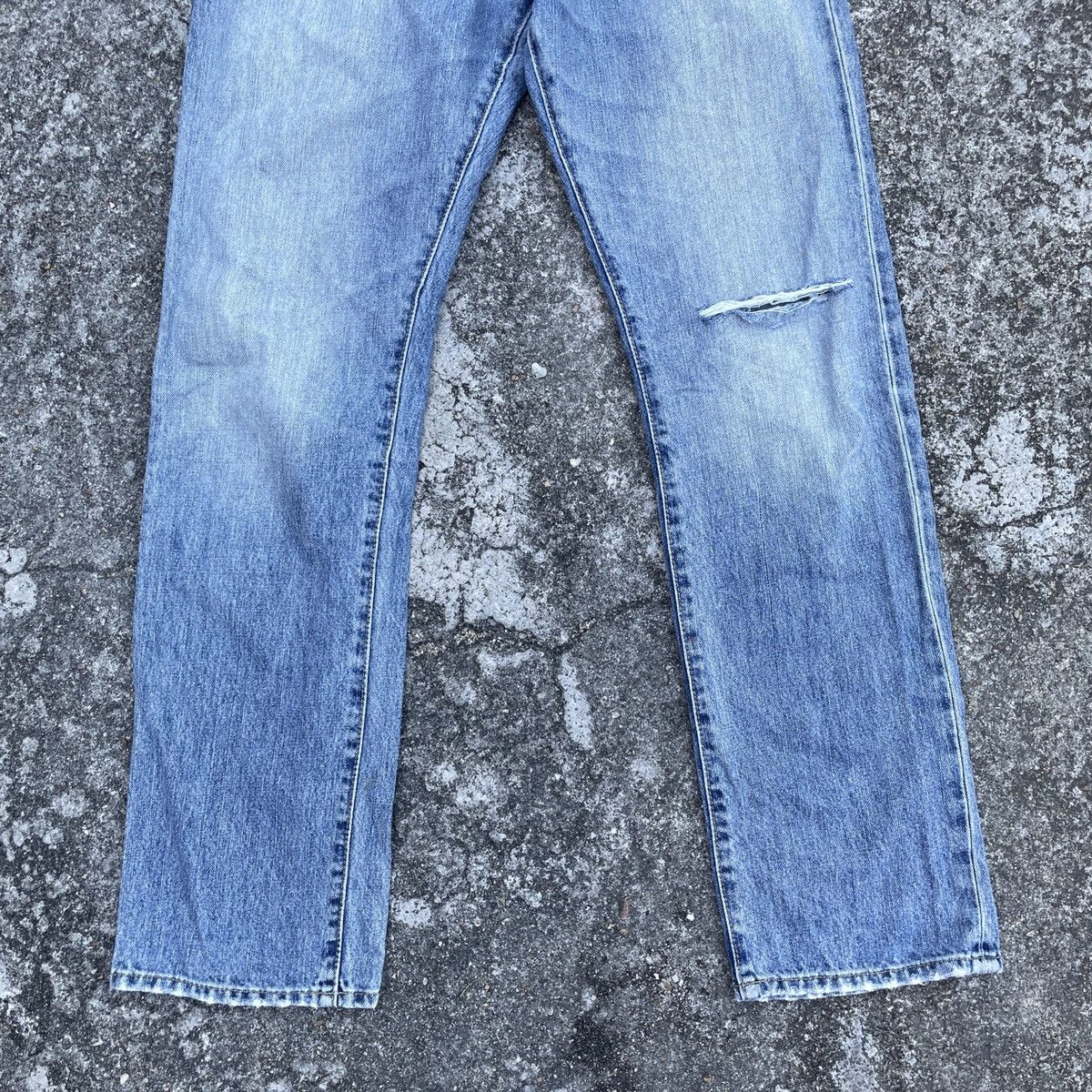 Polo Ralph Lauren Vintage Polo Ralph Lauren Distressed Denim Jeans Size US 32 / EU 48 - 4 Thumbnail