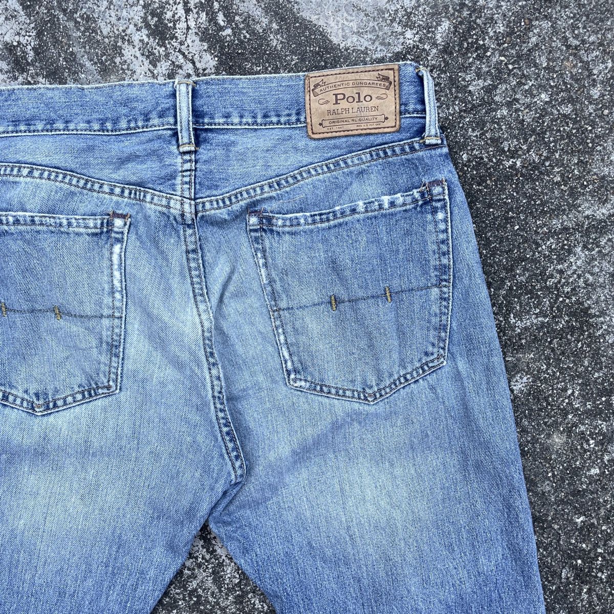 Polo Ralph Lauren Vintage Polo Ralph Lauren Distressed Denim Jeans Size US 32 / EU 48 - 9 Thumbnail
