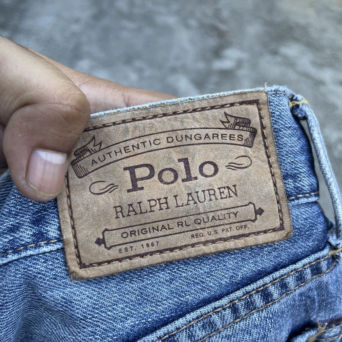 Polo Ralph Lauren Vintage Polo Ralph Lauren Distressed Denim Jeans Size US 32 / EU 48 - 7 Thumbnail