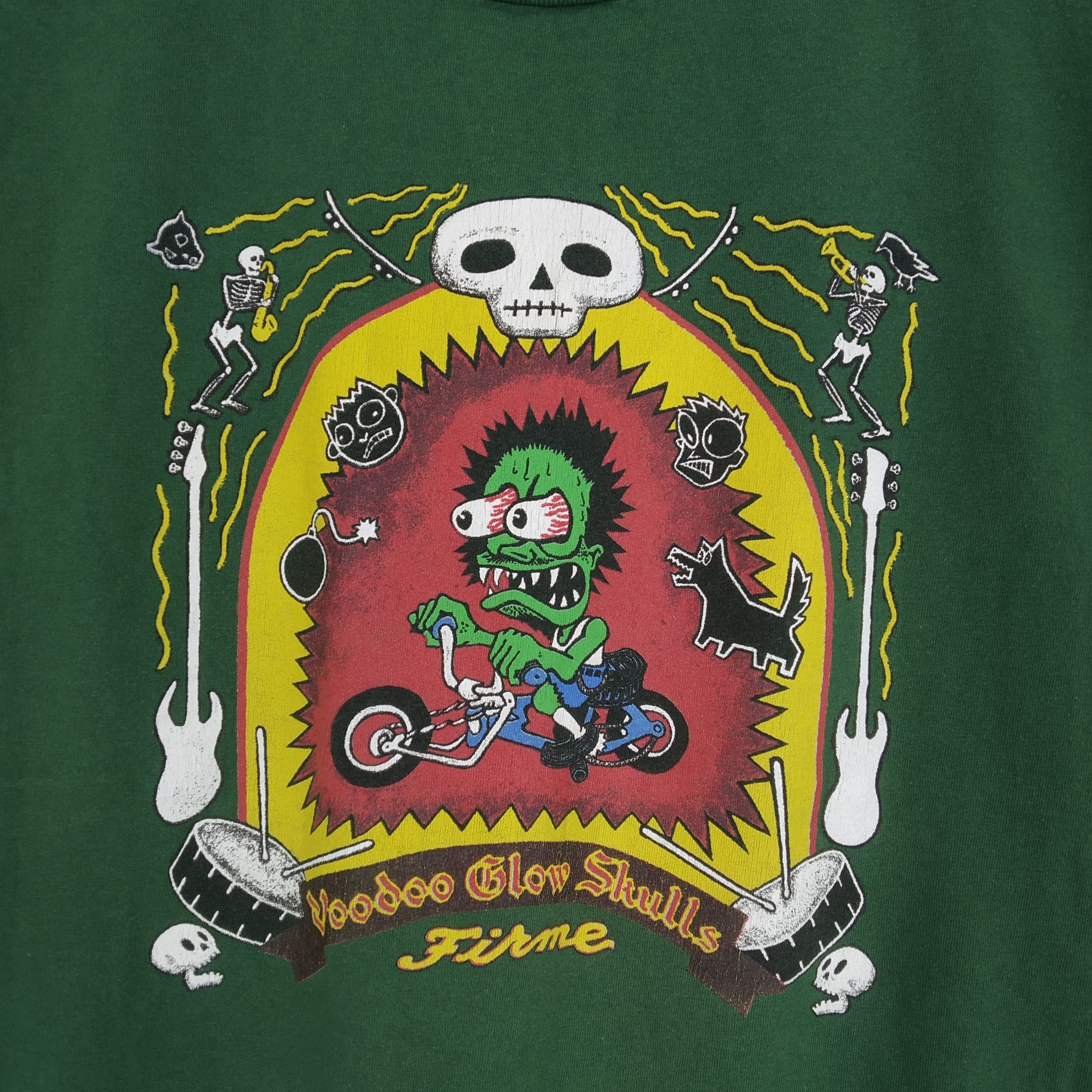 Band Tees Vintage 90's Vodoo Glow Skulls Ska Punk Rock Band Promo Tee Size US XL / EU 56 / 4 - 5 Thumbnail