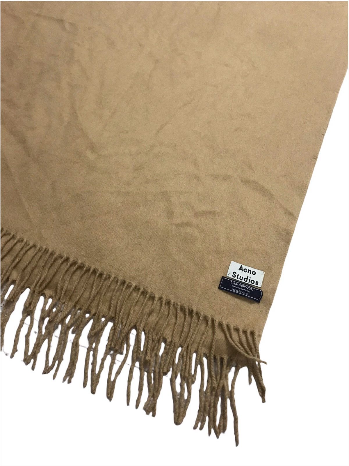 Acne Studios × Vintage 🔥Vintage Ance Studios Big Scarf /Mafla Lambswool Size ONE SIZE - 3 Thumbnail