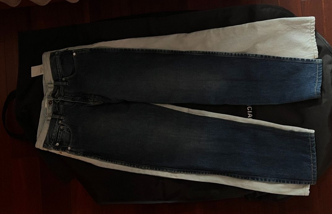 Maison Margiela Maison Margiela double-layered fake two-piece split jeans Size US 28 / EU 44 - 6 Thumbnail