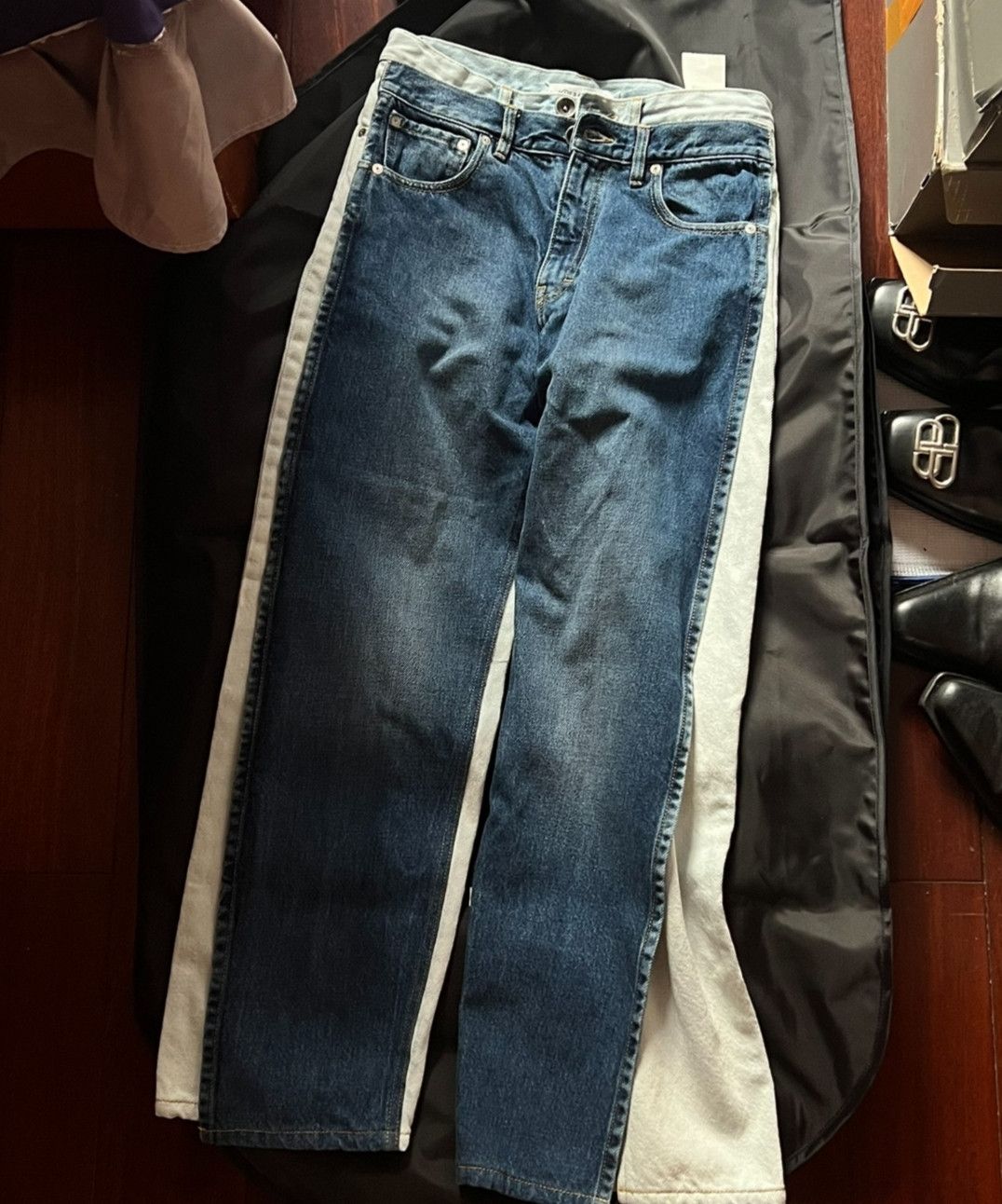 Maison Margiela Maison Margiela double-layered fake two-piece split jeans Size US 28 / EU 44 - 1 Thumbnail