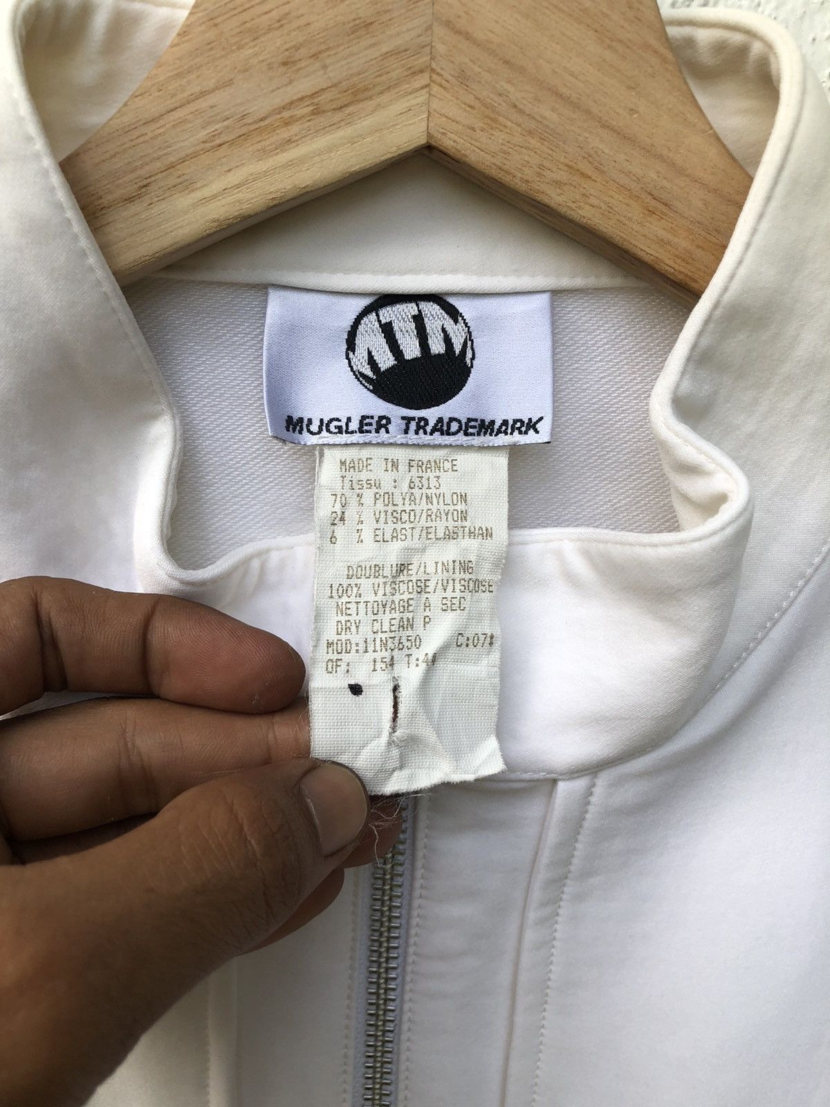 Other 🔥Vintage 90s Thiery Mugler Trademarks Casual Jacket Size M / US 6-8 / IT 42-44 - 3 Thumbnail