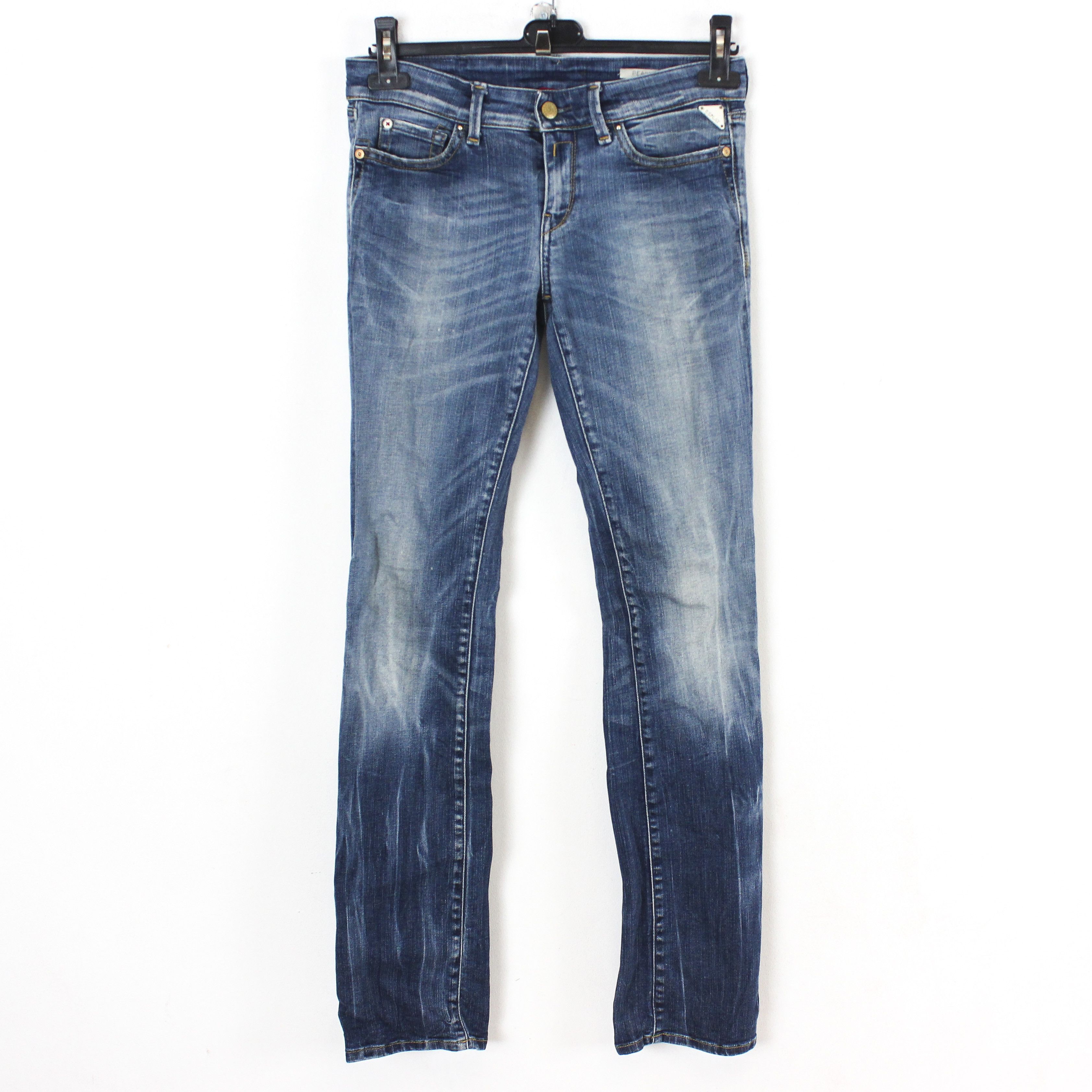 Replay PEARL Women W29 L34 Slim Straight Jeans Denim Pants Trousers Size 29" - 1 Thumbnail