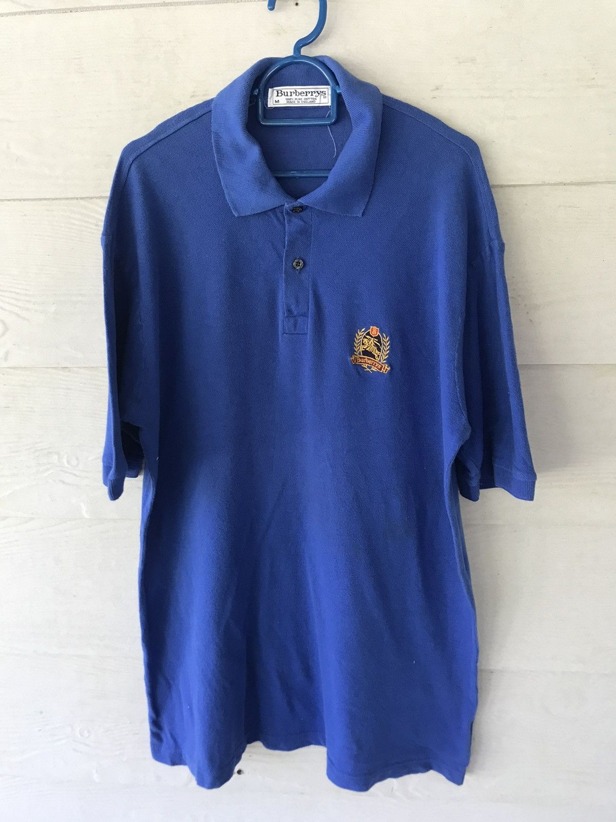 Burberry VINTAGE BURBERRYS POLOS SHIRT ENGLAND Size US M / EU 48-50 / 2 - 2 Thumbnail