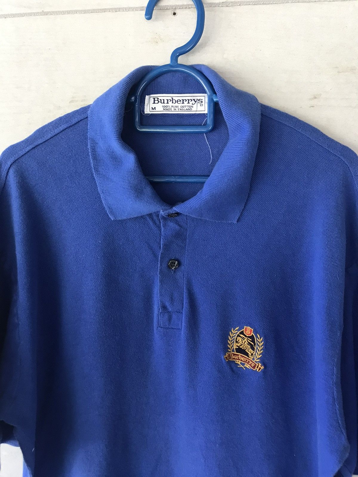 Burberry VINTAGE BURBERRYS POLOS SHIRT ENGLAND Size US M / EU 48-50 / 2 - 1 Thumbnail