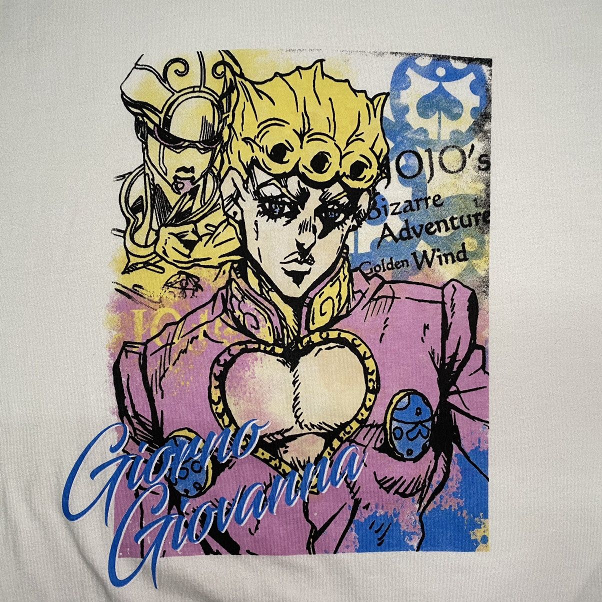 Anime JoJo Bizzare Advanture Golden Wind Giorno Anime T Shirt Size US L / EU 52-54 / 3 - 4 Thumbnail