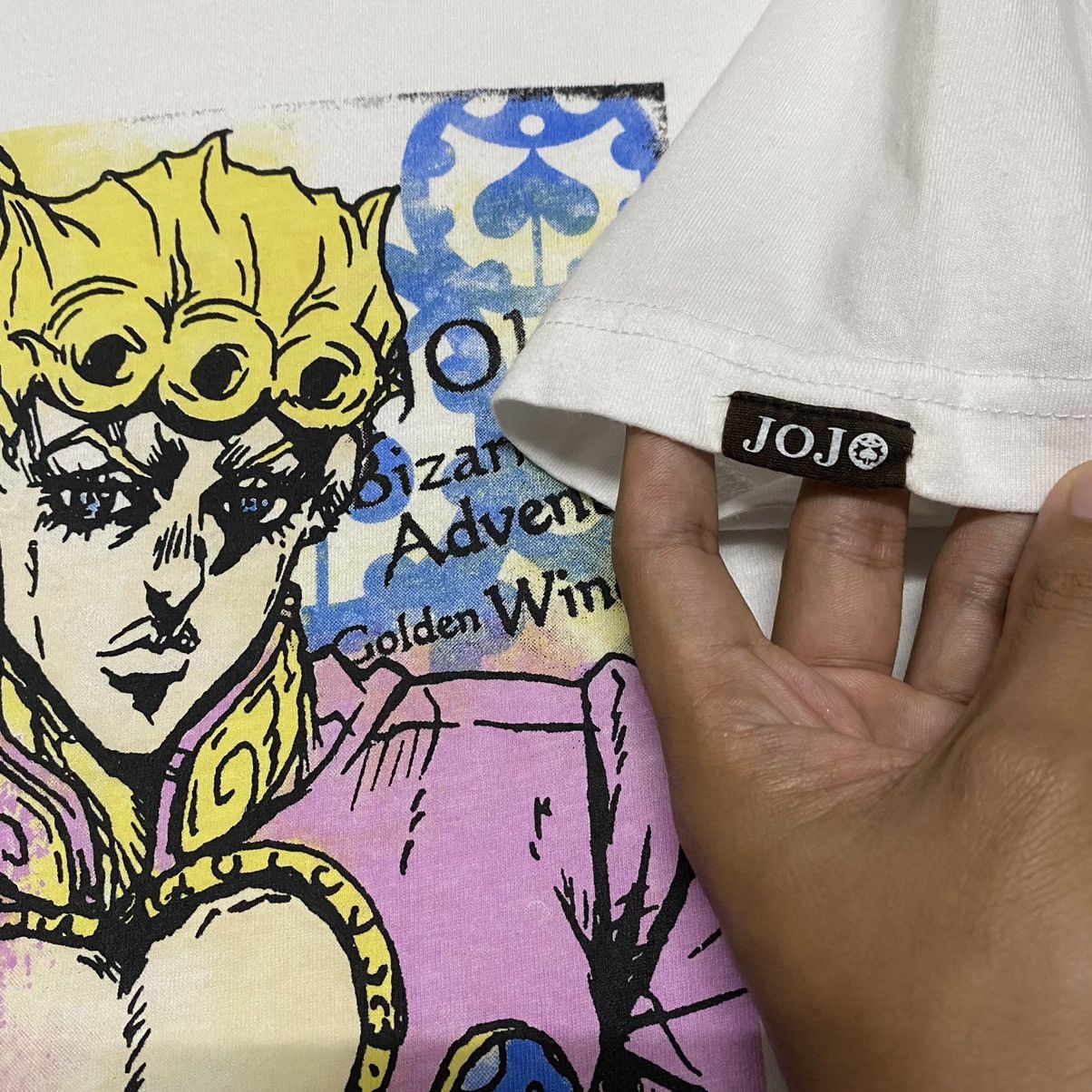Anime JoJo Bizzare Advanture Golden Wind Giorno Anime T Shirt Size US L / EU 52-54 / 3 - 6 Thumbnail