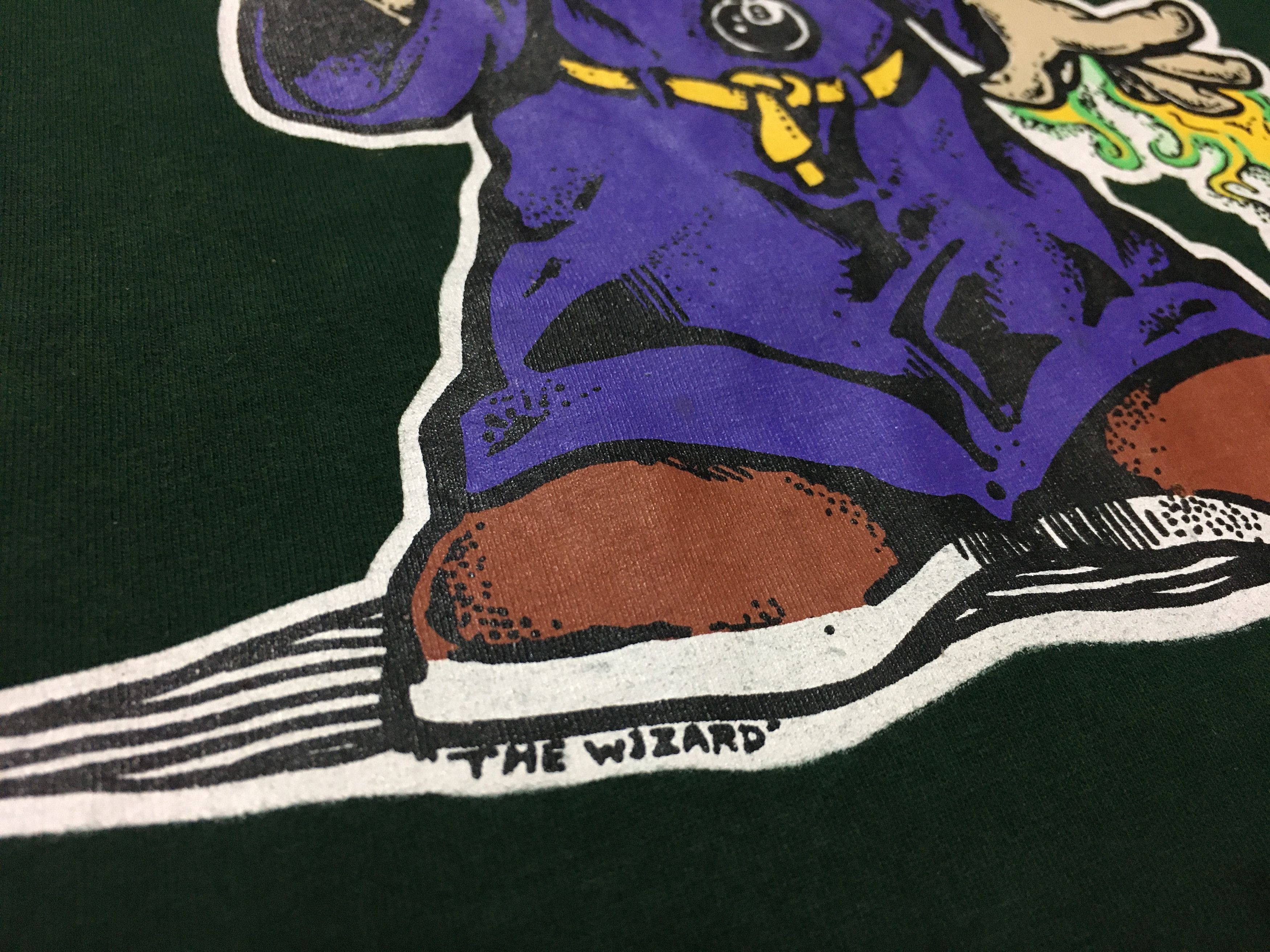 Vintage 🔥 Vintage Blunt Skateboards Shirt 90s The Wizard Size US L / EU 52-54 / 3 - 4 Thumbnail