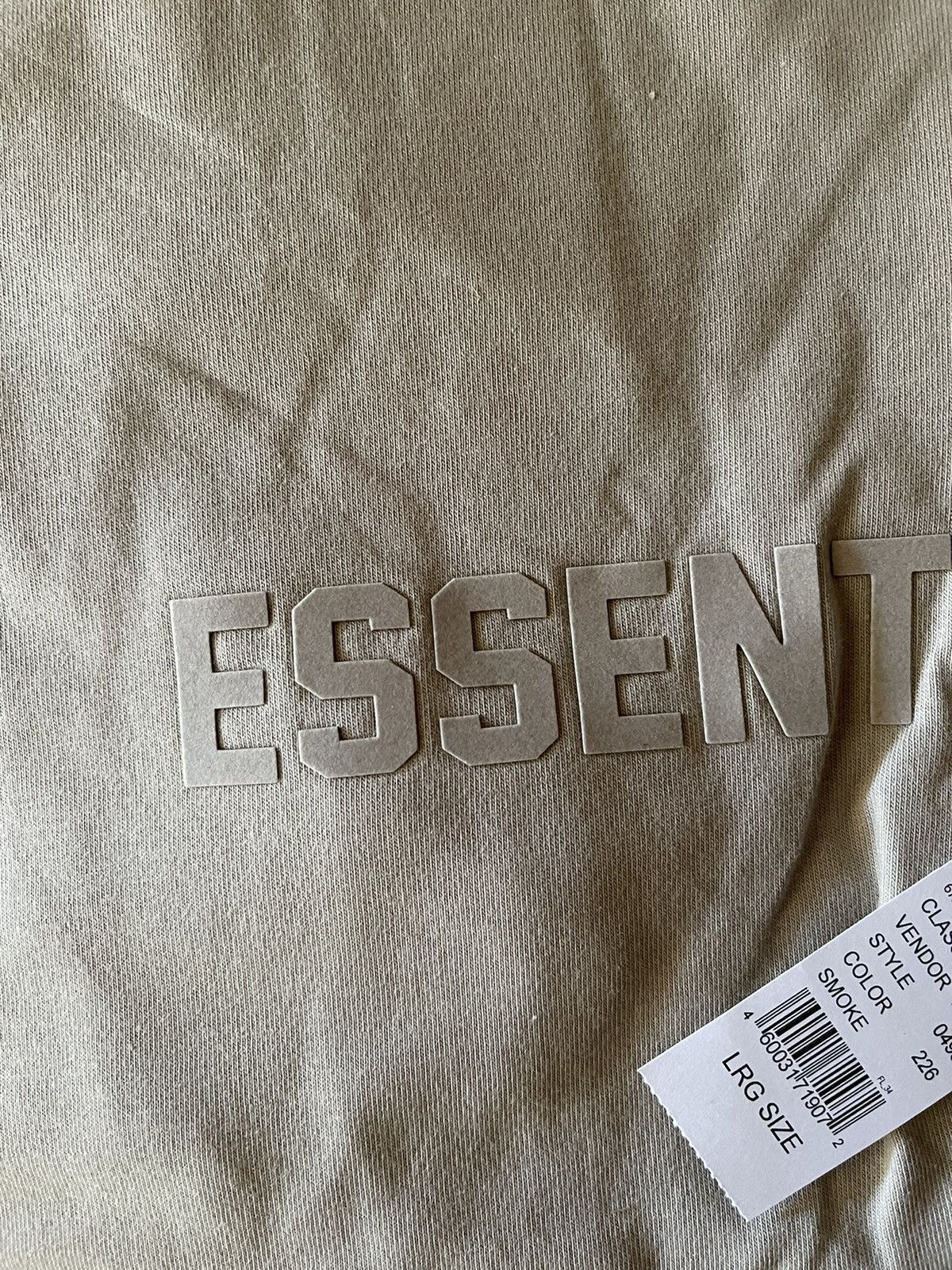 FOG × Fear of God × Pacsun FOG - Essentials Fear Of God SMOKE Jersey T-Shirt Sz (L) Size US L / EU 52-54 / 3 - 2 Thumbnail