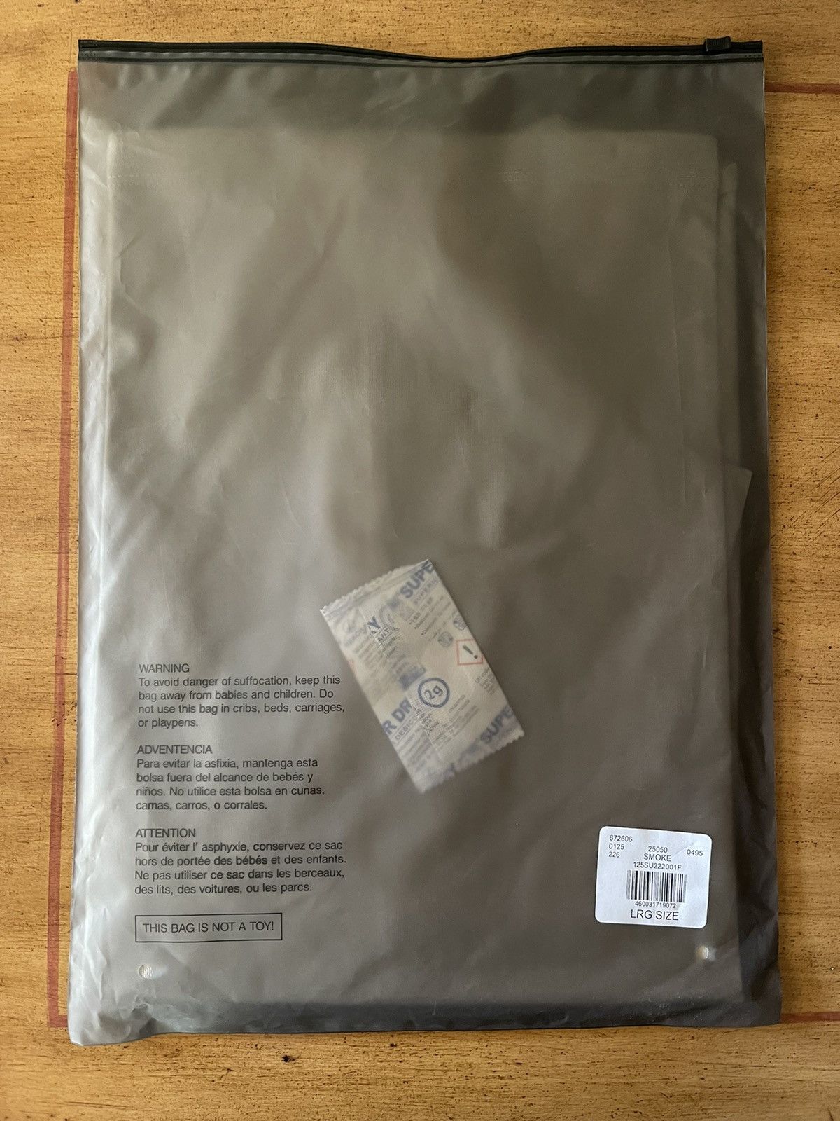 FOG × Fear of God × Pacsun FOG - Essentials Fear Of God SMOKE Jersey T-Shirt Sz (L) Size US L / EU 52-54 / 3 - 5 Thumbnail
