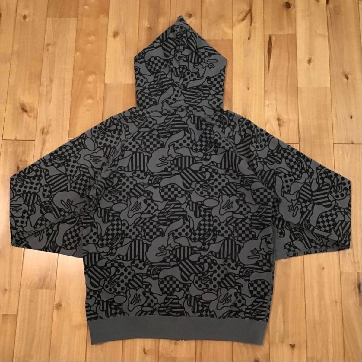 Bape BAPE Cookie camo full zip hoodie gray Size US S / EU 44-46 / 1 - 2 Thumbnail