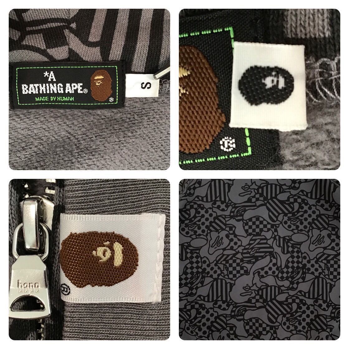 Bape BAPE Cookie camo full zip hoodie gray Size US S / EU 44-46 / 1 - 7 Thumbnail