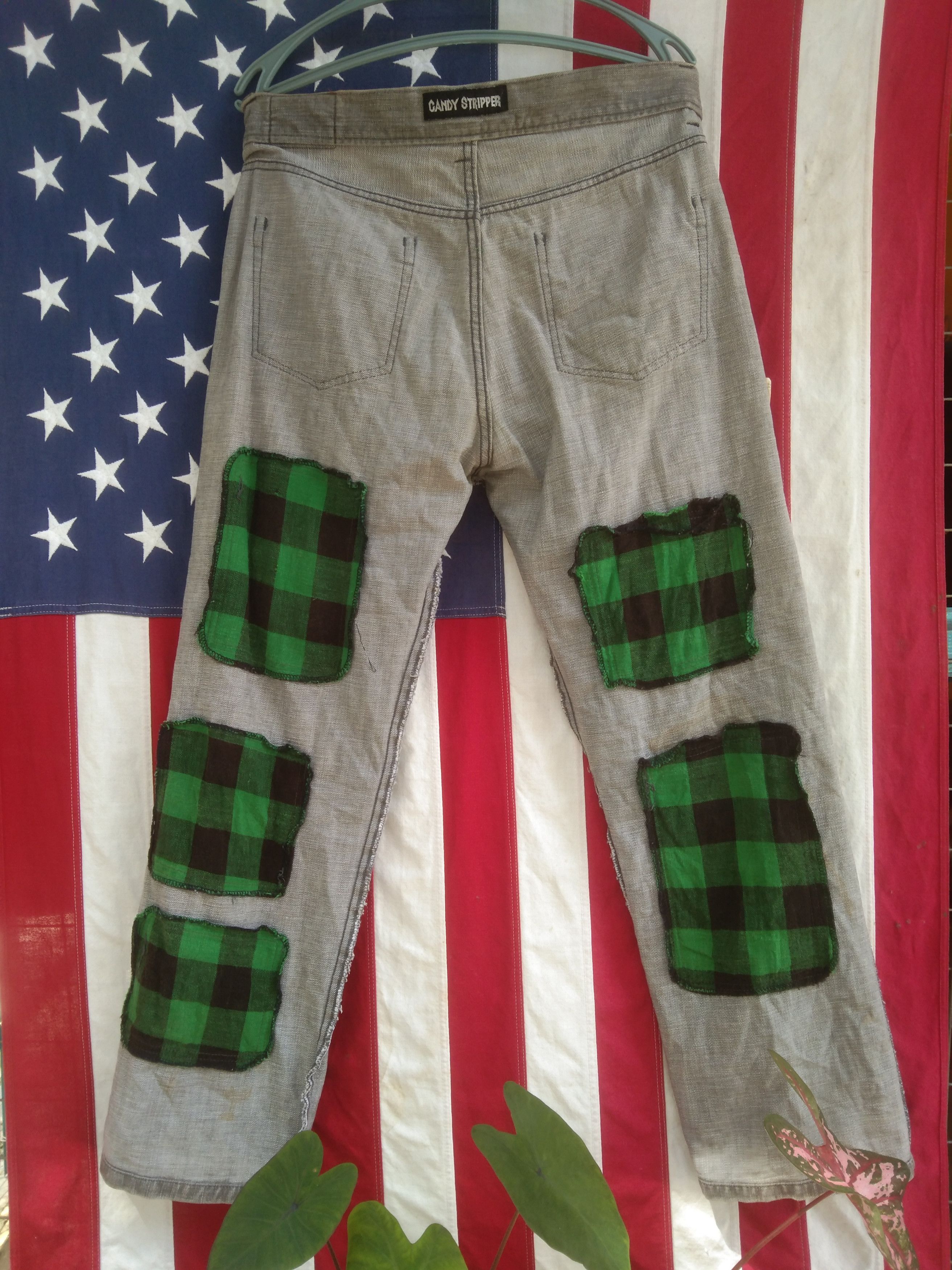 Designer × Japanese Brand 🔥 RARE 🔥CANDY STRIPPER DISTRESSED DENIM Size US 32 / EU 48 - 21 Thumbnail