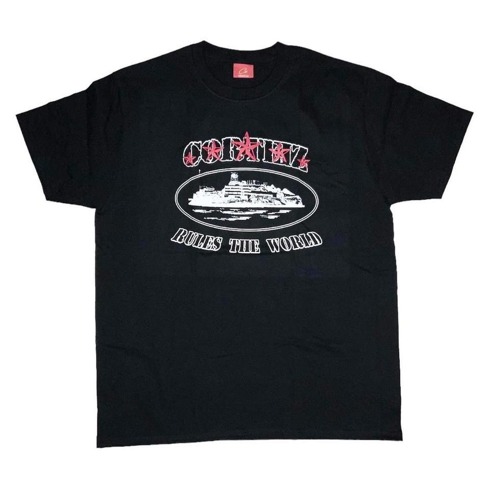 Corteiz Corteiz 5 Starz (5th Anniversary) Alcatraz T-shirt | Black
