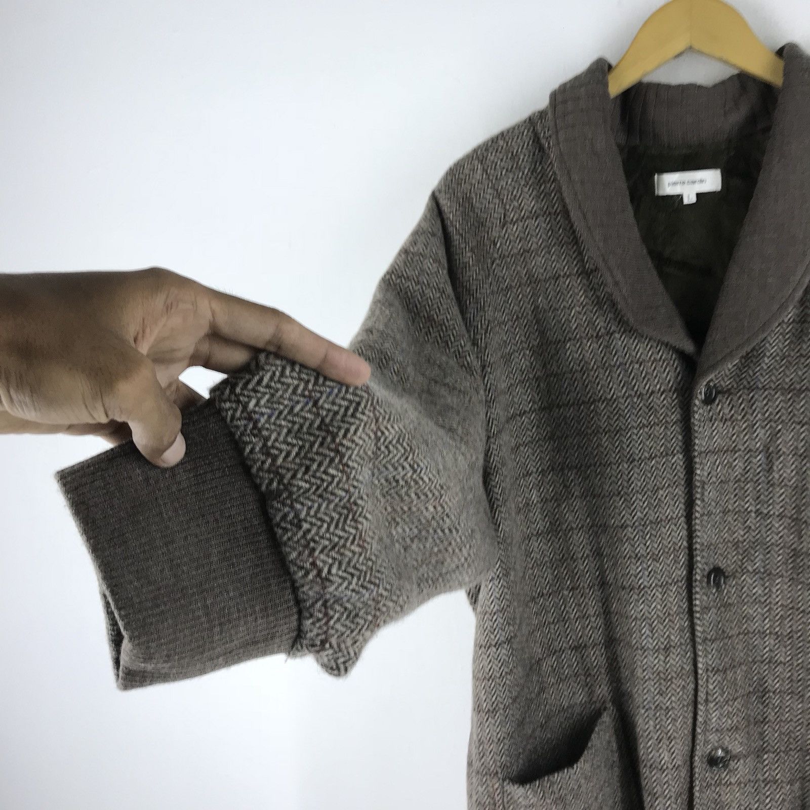 Pierre Cardin 🔥💢 Pierre Cardin Wool Cardigan Fur Lining Classic Design Size US L / EU 52-54 / 3 - 8 Thumbnail