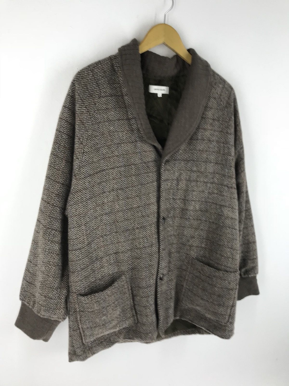 Pierre Cardin 🔥💢 Pierre Cardin Wool Cardigan Fur Lining Classic Design Size US L / EU 52-54 / 3 - 4 Thumbnail