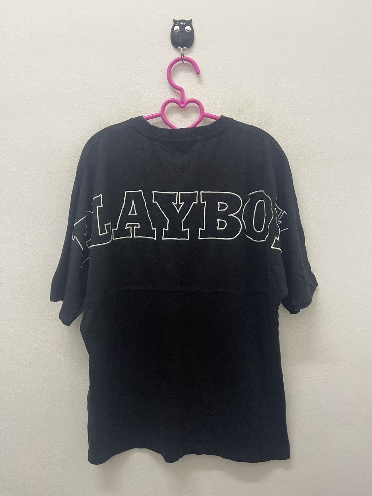 Playboy Vintage 1990s Playboy I Read the Articles Tee large black