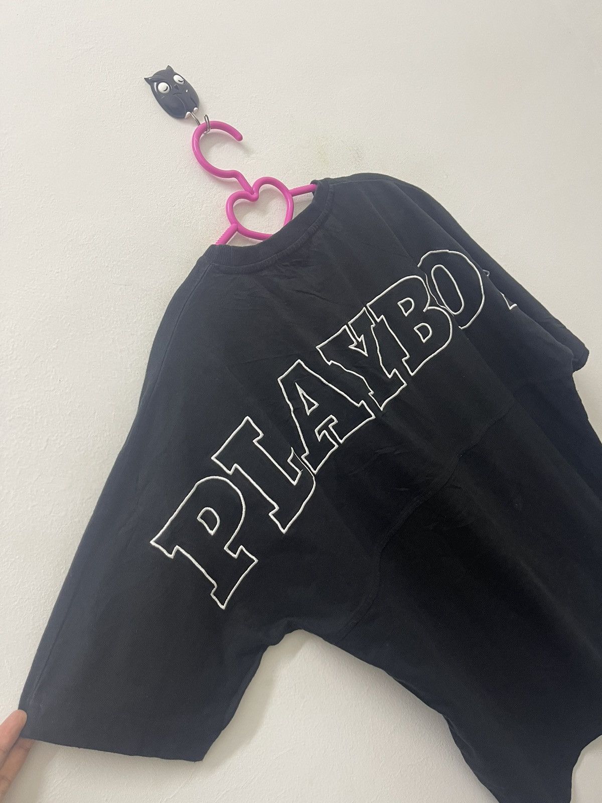 Playboy Rare Vintage PLAYBOY Embroidered Spell Out Center Logo Size US M / EU 48-50 / 2 - 2 Thumbnail