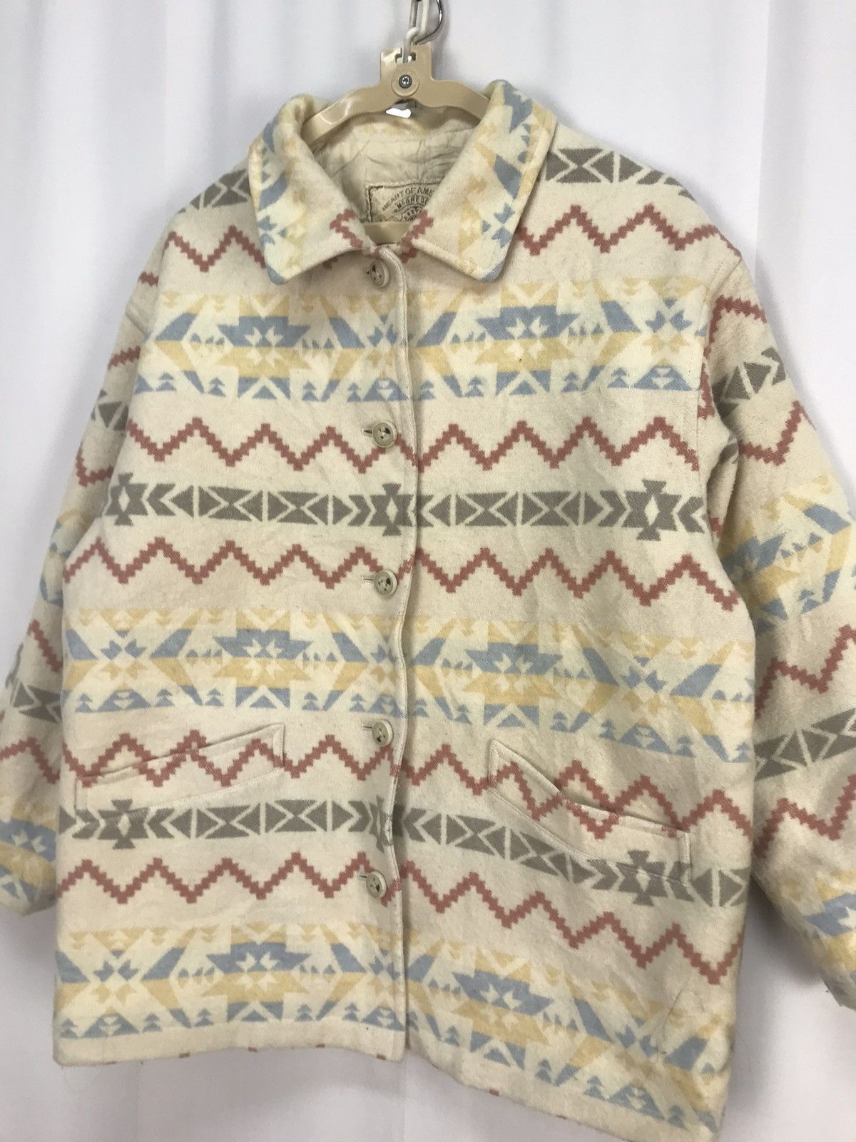 McGregor × Vintage Vintage mcgregor navajo printed wool button up jacket Size US L / EU 52-54 / 3 - 3 Thumbnail