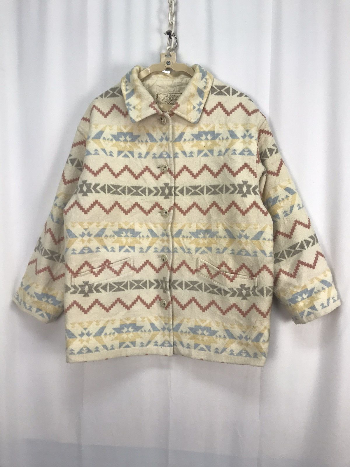 McGregor × Vintage Vintage mcgregor navajo printed wool button up jacket Size US L / EU 52-54 / 3 - 8 Thumbnail