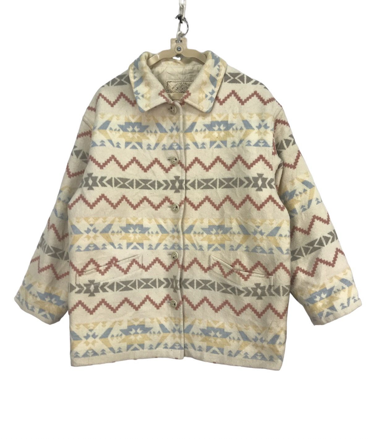 McGregor × Vintage Vintage mcgregor navajo printed wool button up jacket Size US L / EU 52-54 / 3 - 1 Thumbnail