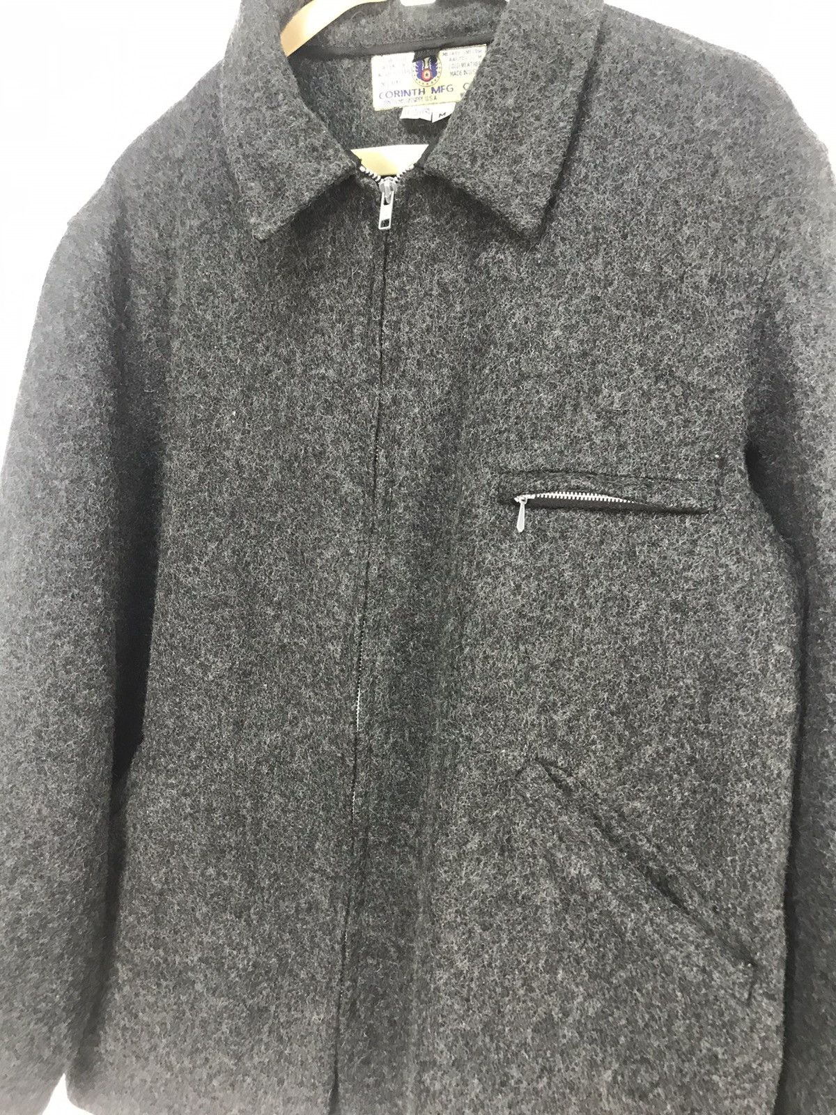 Vintage Vintage special issue military uniform mohair zipper jacket Size US M / EU 48-50 / 2 - 3 Thumbnail