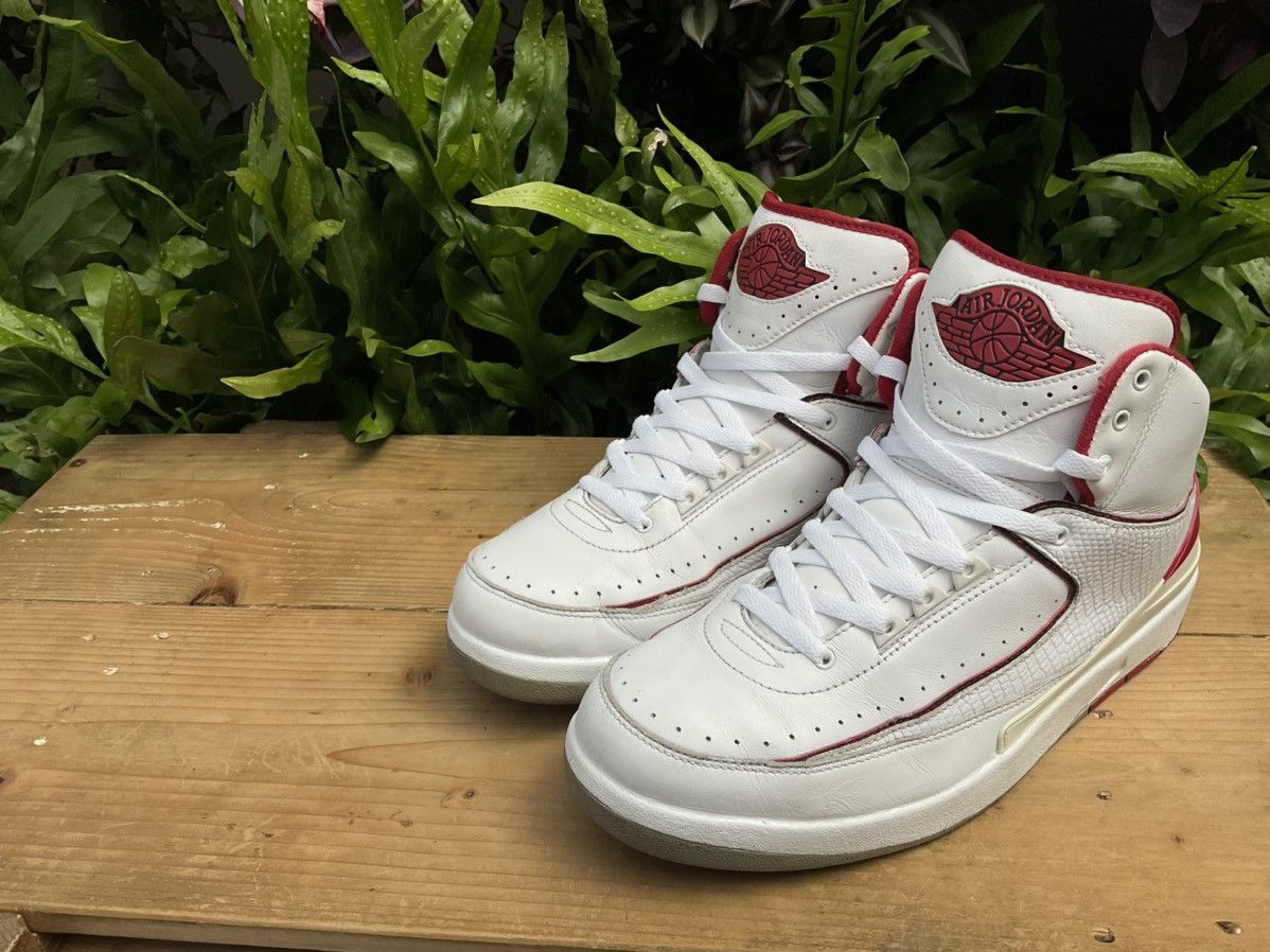 Jordan Brand × Nike 🔥 Rare Nike Air Jordan 2 Retro Chicago Home 2014 Size US 10.5 / EU 43-44 - 7 Thumbnail