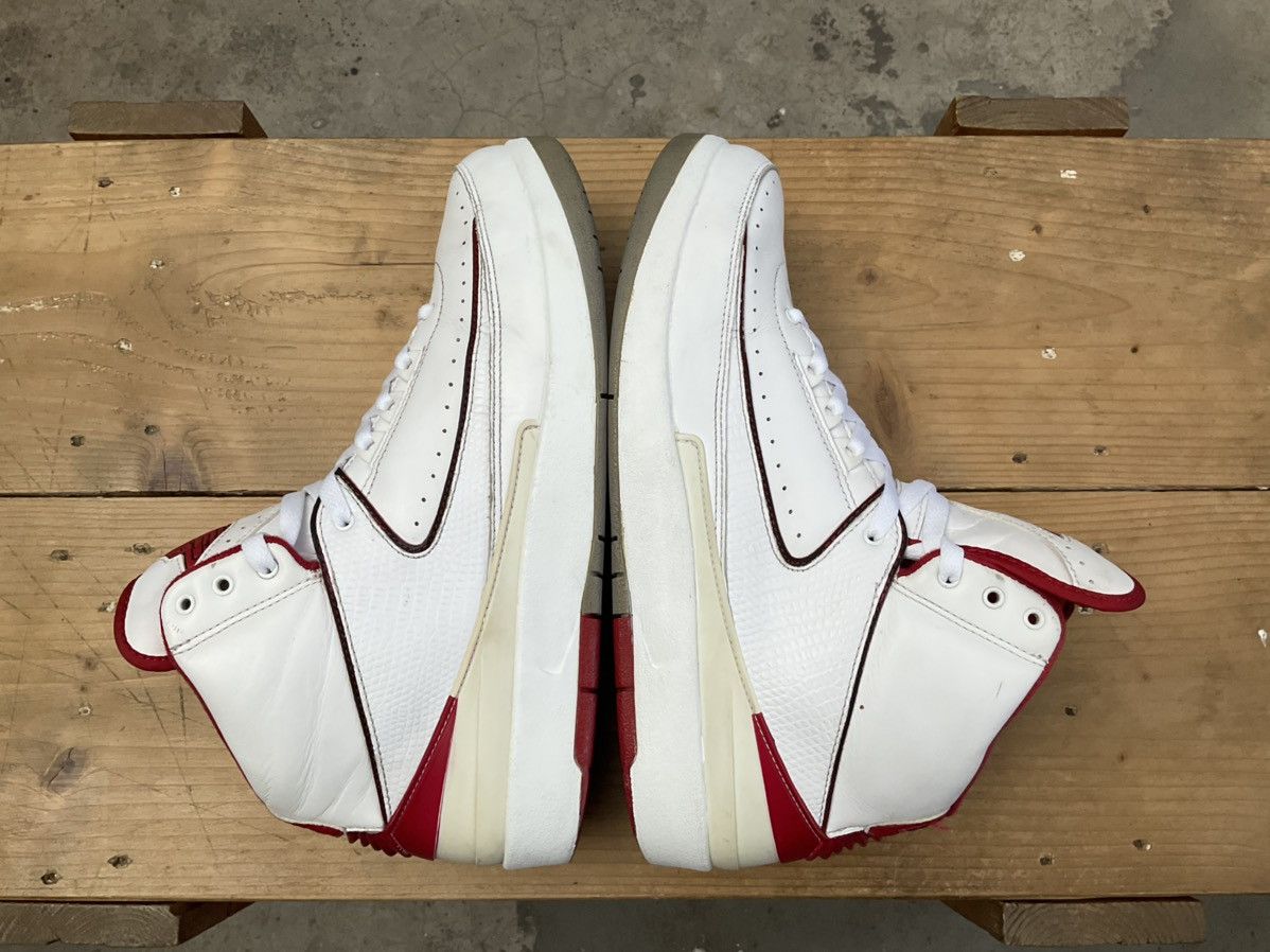 Jordan Brand × Nike 🔥 Rare Nike Air Jordan 2 Retro Chicago Home 2014 Size US 10.5 / EU 43-44 - 22 Thumbnail
