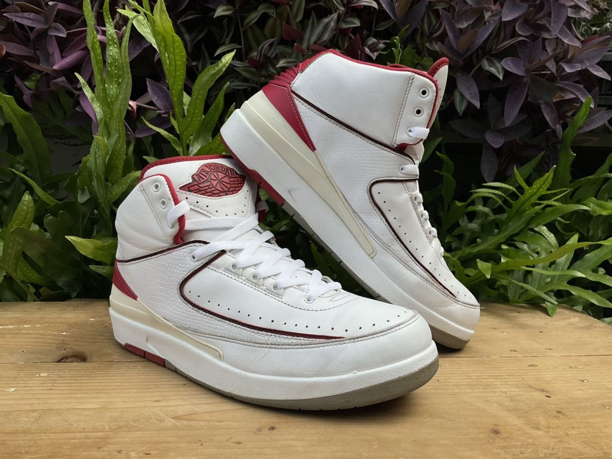 Jordan Brand × Nike 🔥 Rare Nike Air Jordan 2 Retro Chicago Home 2014 Size US 10.5 / EU 43-44 - 4 Thumbnail