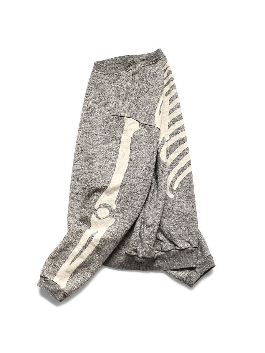 Kapital Kapital Charcoal Heather Fleece Bone Sweatshirt Size US L / EU 52-54 / 3 - 3 Thumbnail