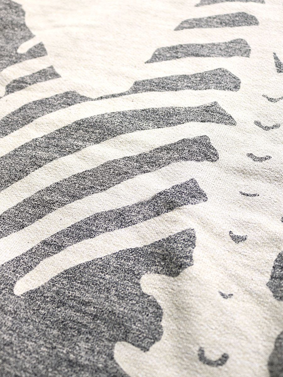 Kapital Kapital Charcoal Heather Fleece Bone Sweatshirt Size US L / EU 52-54 / 3 - 4 Thumbnail