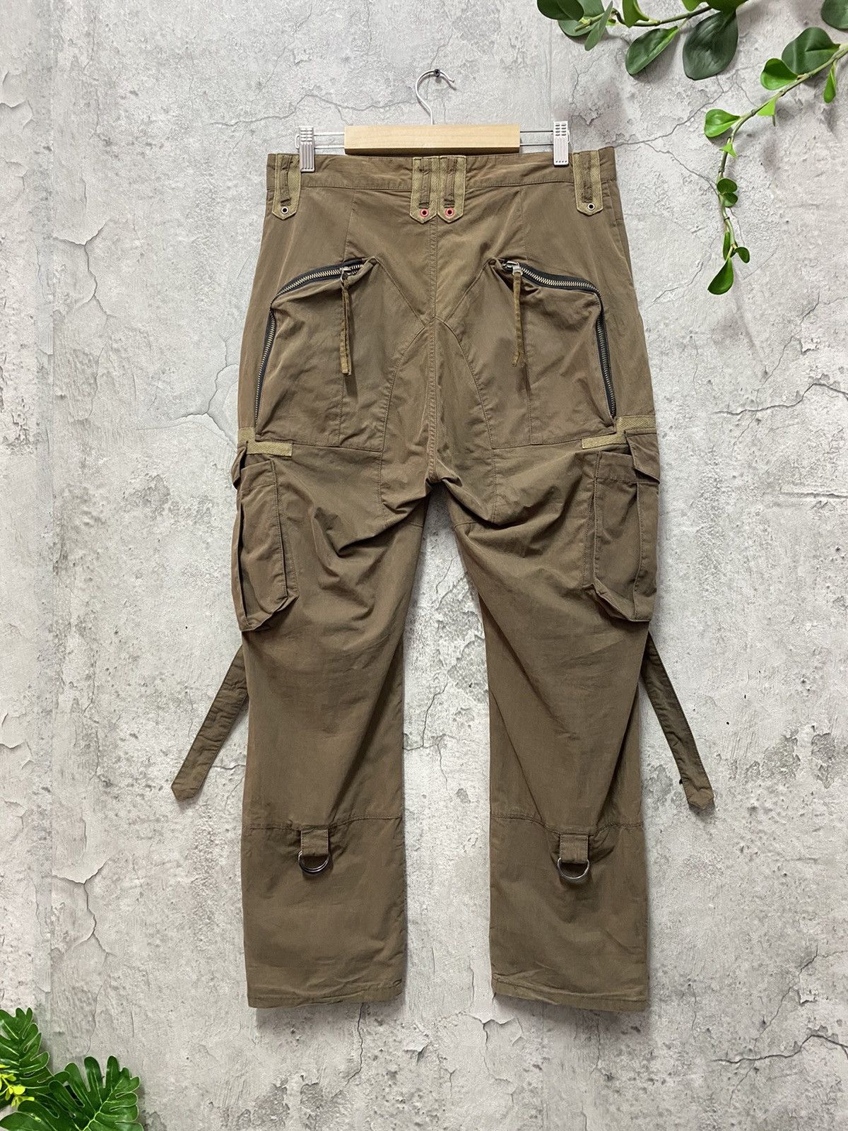 Japanese Brand PPFM Japan Parachute Bondage Utility Cargo Pants Vintage Size US 31 - 2 Thumbnail