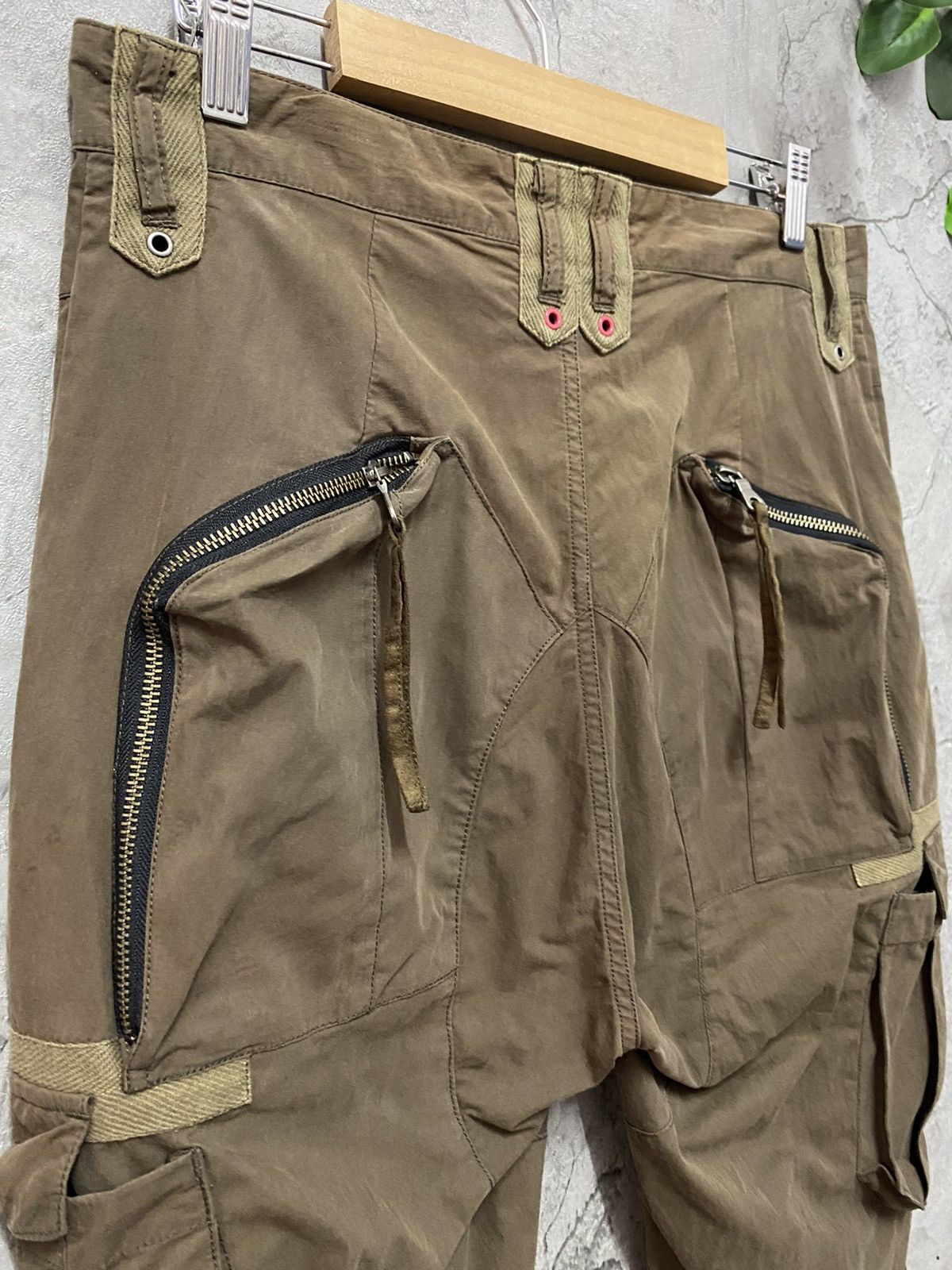 Japanese Brand PPFM Japan Parachute Bondage Utility Cargo Pants Vintage Size US 31 - 14 Thumbnail