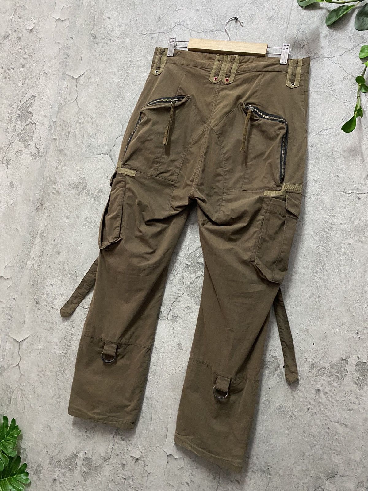 Japanese Brand PPFM Japan Parachute Bondage Utility Cargo Pants Vintage Size US 31 - 10 Thumbnail