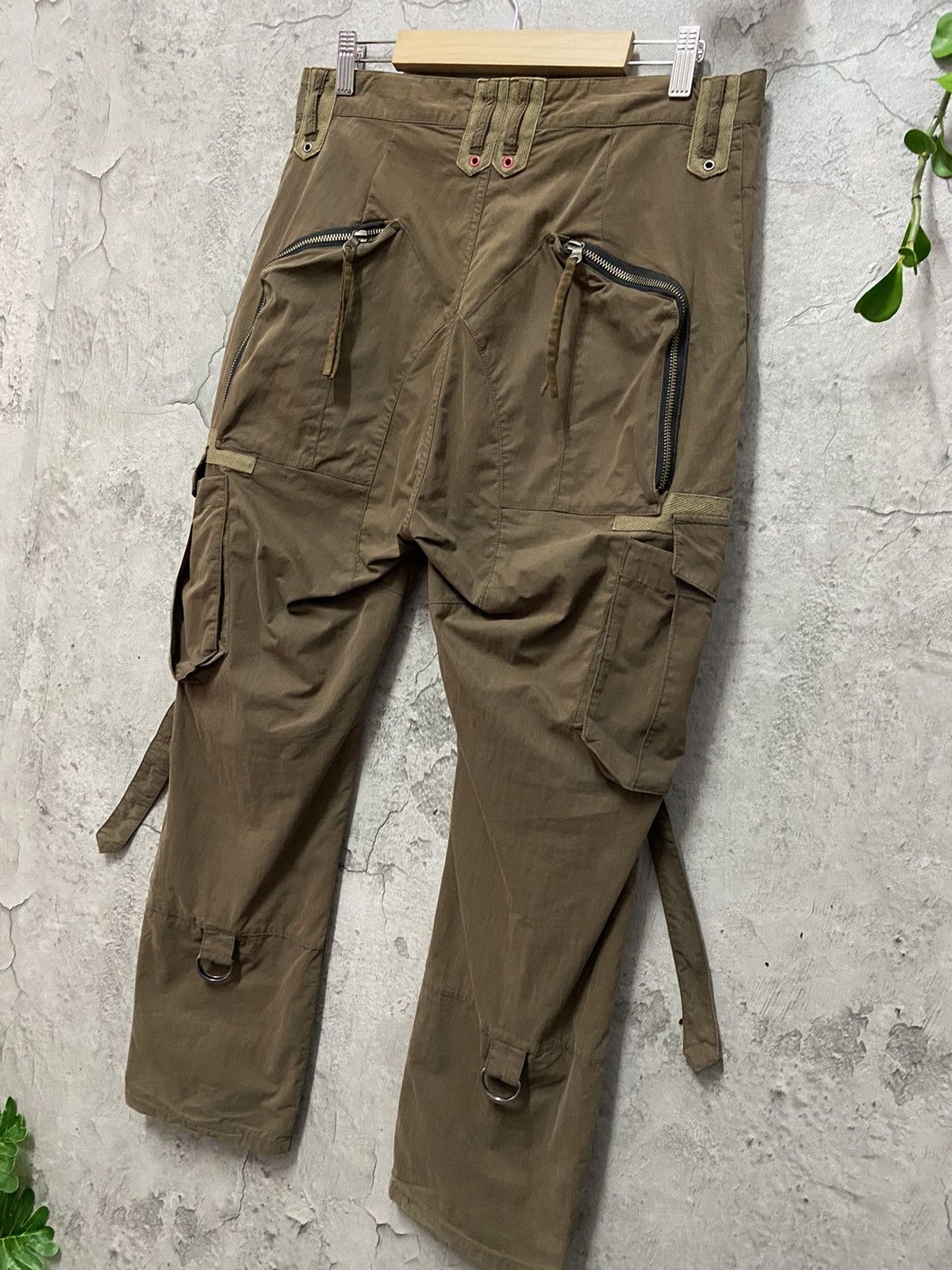 Japanese Brand PPFM Japan Parachute Bondage Utility Cargo Pants Vintage Size US 31 - 13 Thumbnail