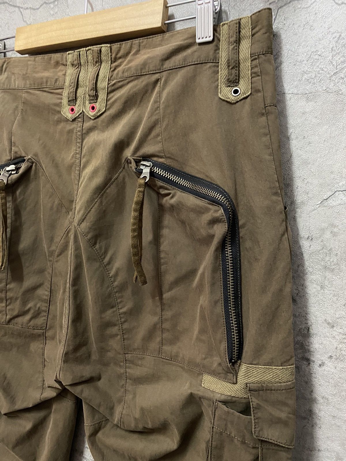 Japanese Brand PPFM Japan Parachute Bondage Utility Cargo Pants Vintage Size US 31 - 12 Thumbnail