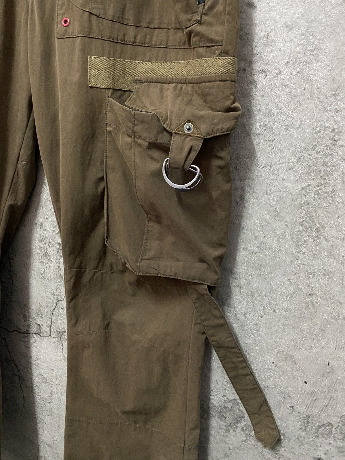 Japanese Brand PPFM Japan Parachute Bondage Utility Cargo Pants Vintage Size US 31 - 9 Thumbnail