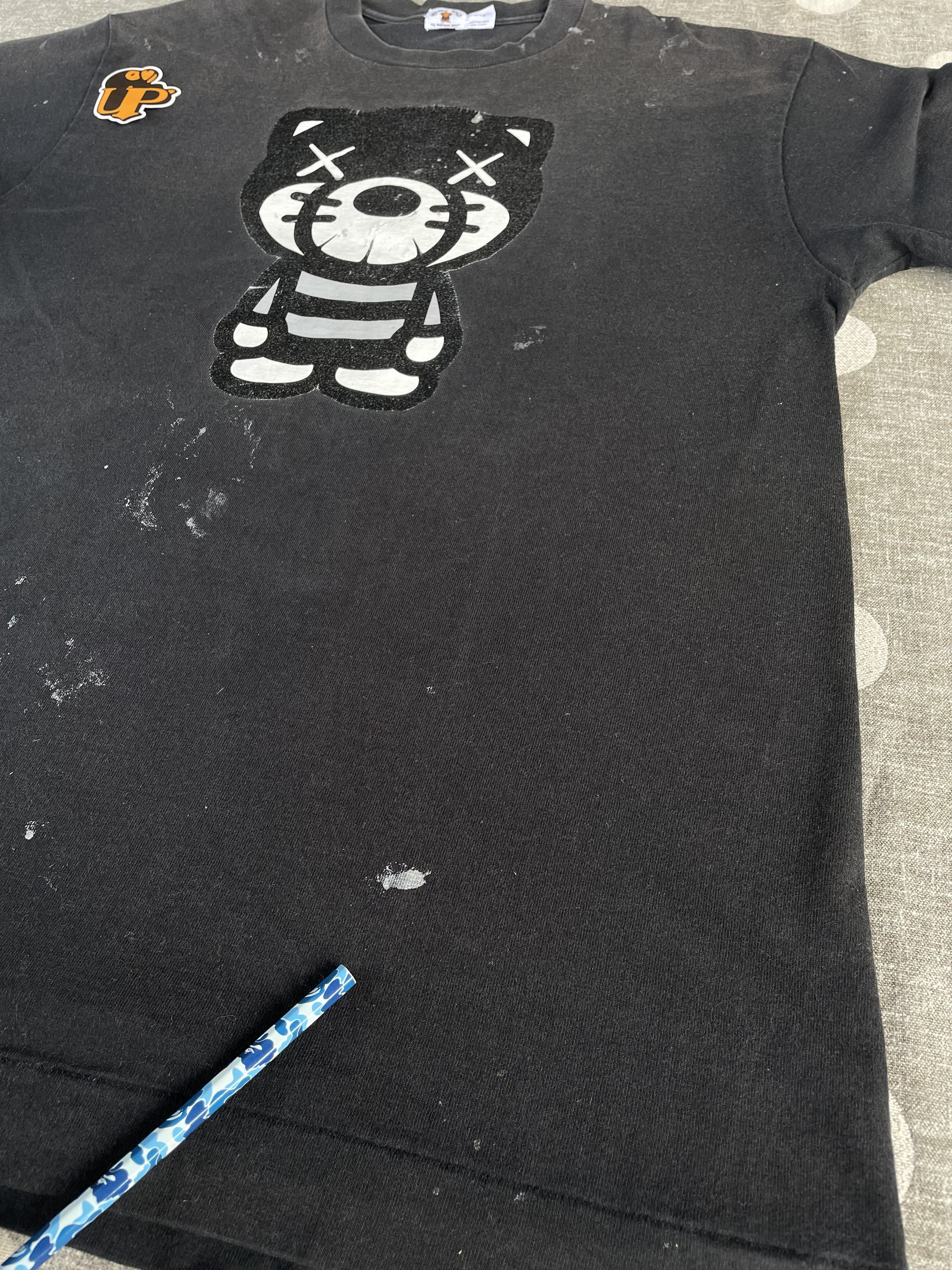 Bape × Kaws Bape x Kaws Baby Milo Cat Tee Size US M / EU 48-50 / 2 - 6 Thumbnail